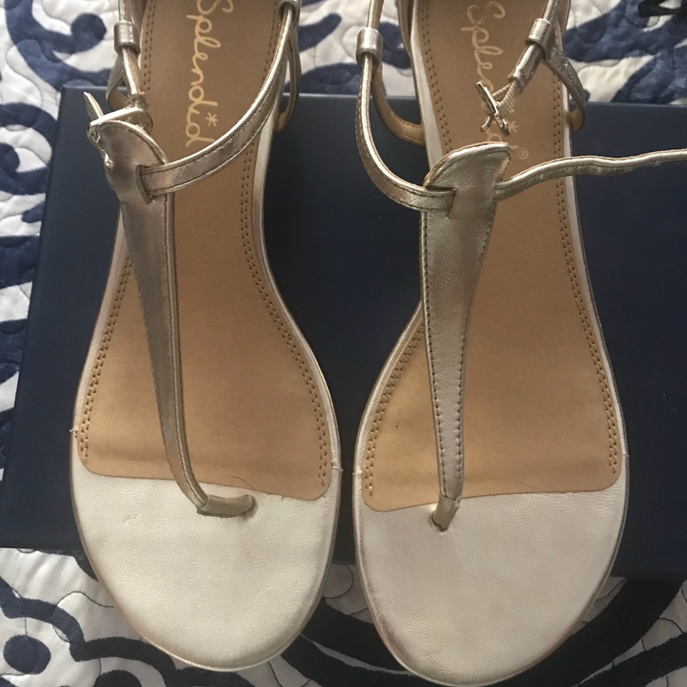 Splendid gold sandals